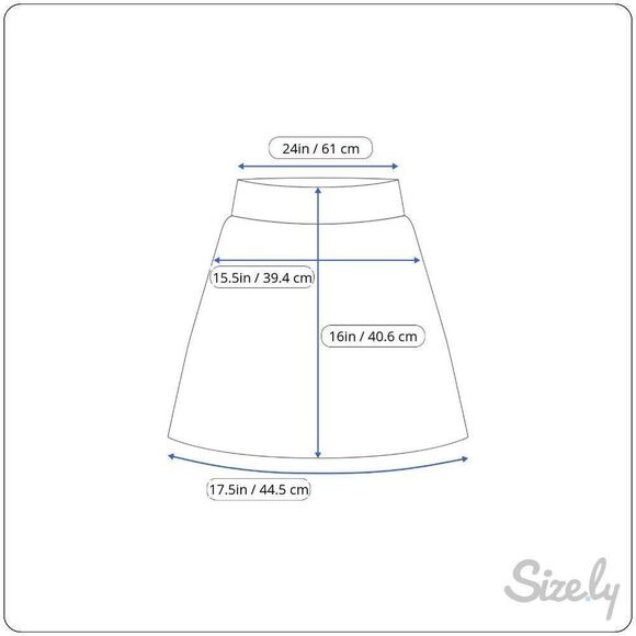 Urban Outfitters Colorblock Denim Mini Skirt Size 24 Blue Zip Back - Picture 2 of 7